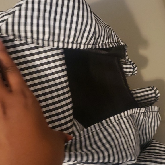 Black and white checkered shorts - Picture 3 of 3